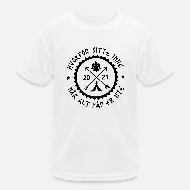 Why sit inside when all hope is lost Kids Functional T-Shirt