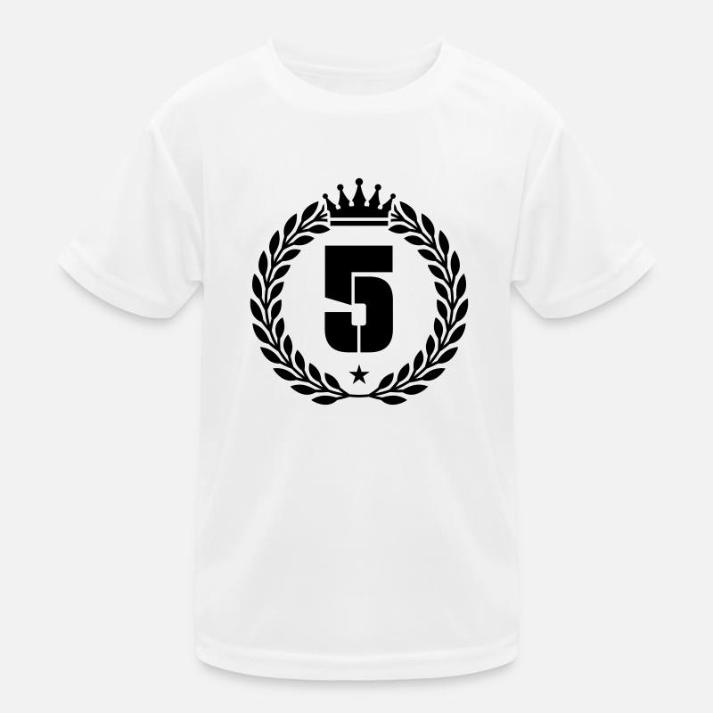 5 krone Kinder Funktions-T-Shirt