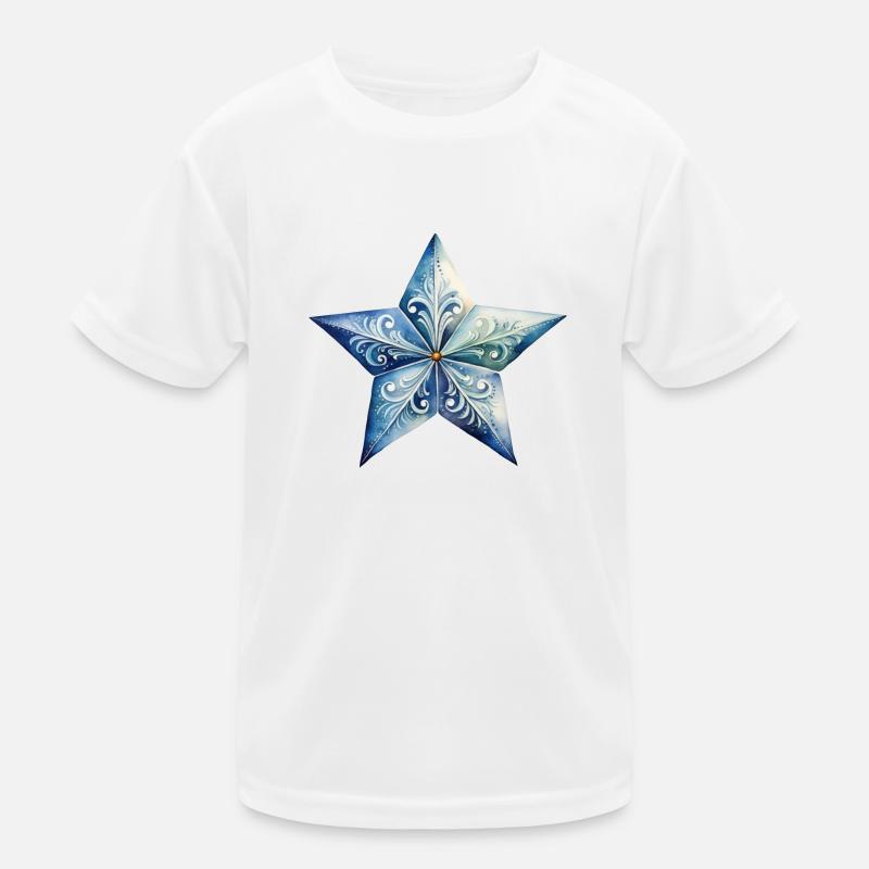 Weihnachtsstern Kinder Funktions-T-Shirt