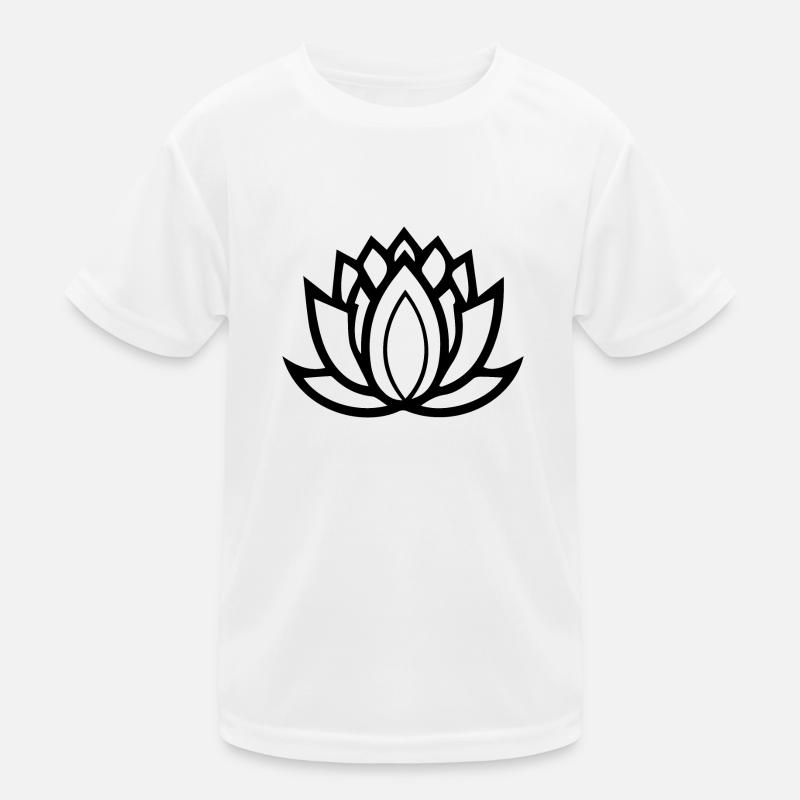 Lotus Blüte Kinder Funktions-T-Shirt