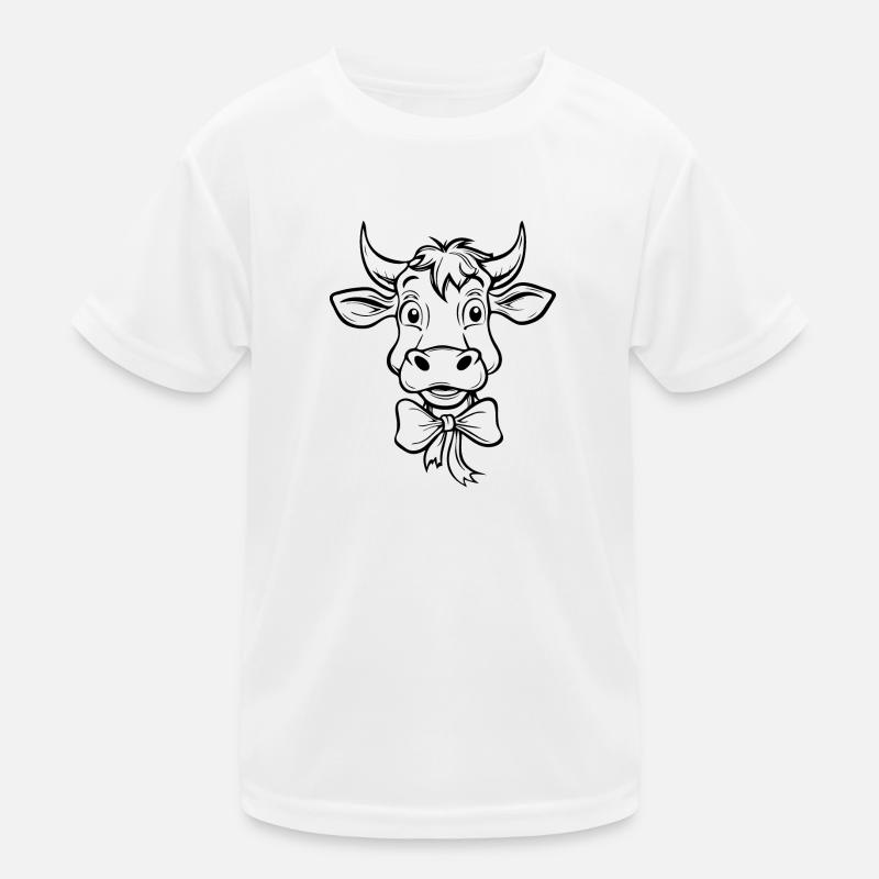 Kuh Kühe Kinder Funktions-T-Shirt