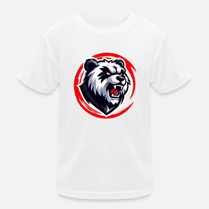 Angry Panda Kids Functional T-Shirt