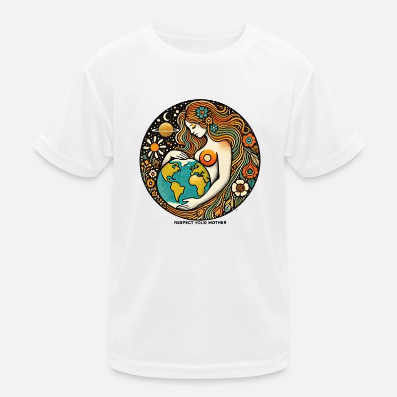 Mutter Erde Kinder Funktions-T-Shirt