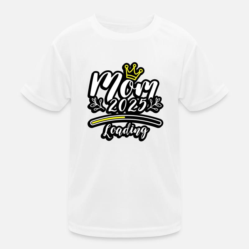 Mama 2025 Loading Mom Kinder Funktions-T-Shirt
