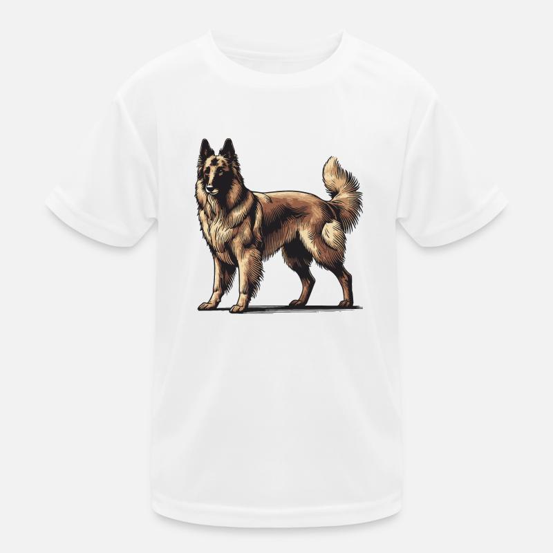 Schäferhund Kinder Funktions-T-Shirt