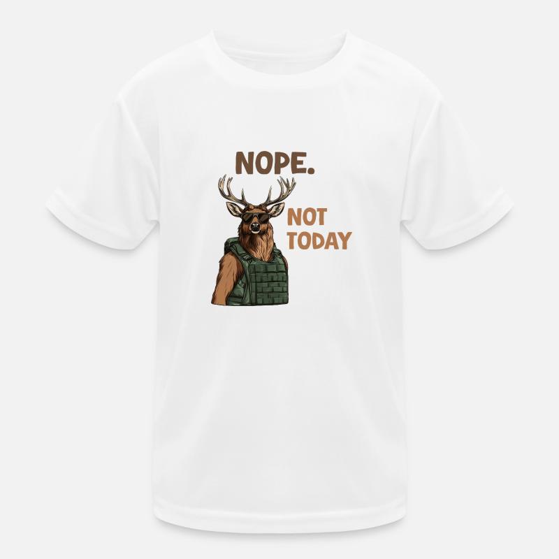 Non, pas aujourd’hui Cerf T-shirt sport Enfant