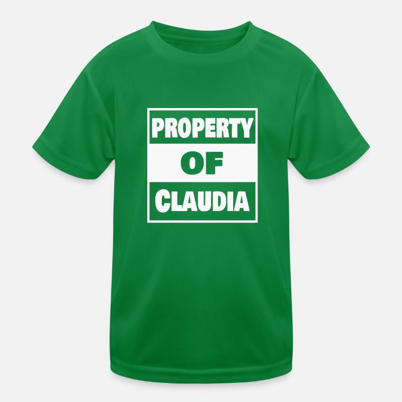 Claudia comme prénom T-shirt sport Enfant