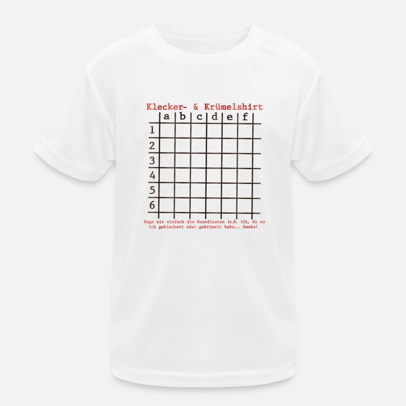 Klecker- & Krümelshirt Kinder Funktions-T-Shirt