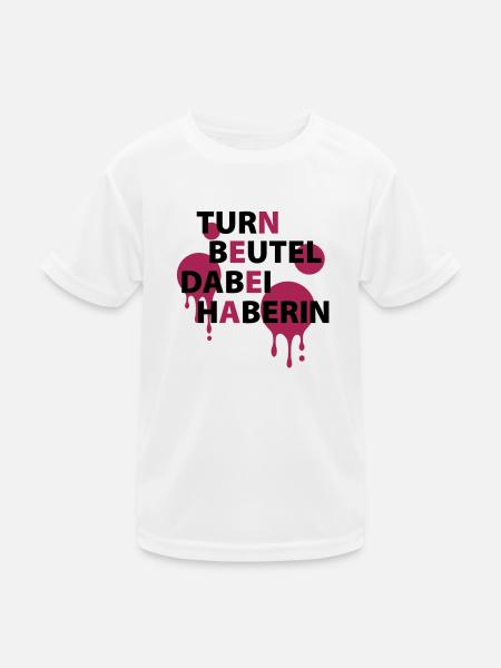 Gym bag - it - haberin - Kids Functional T-Shirt - white - Front