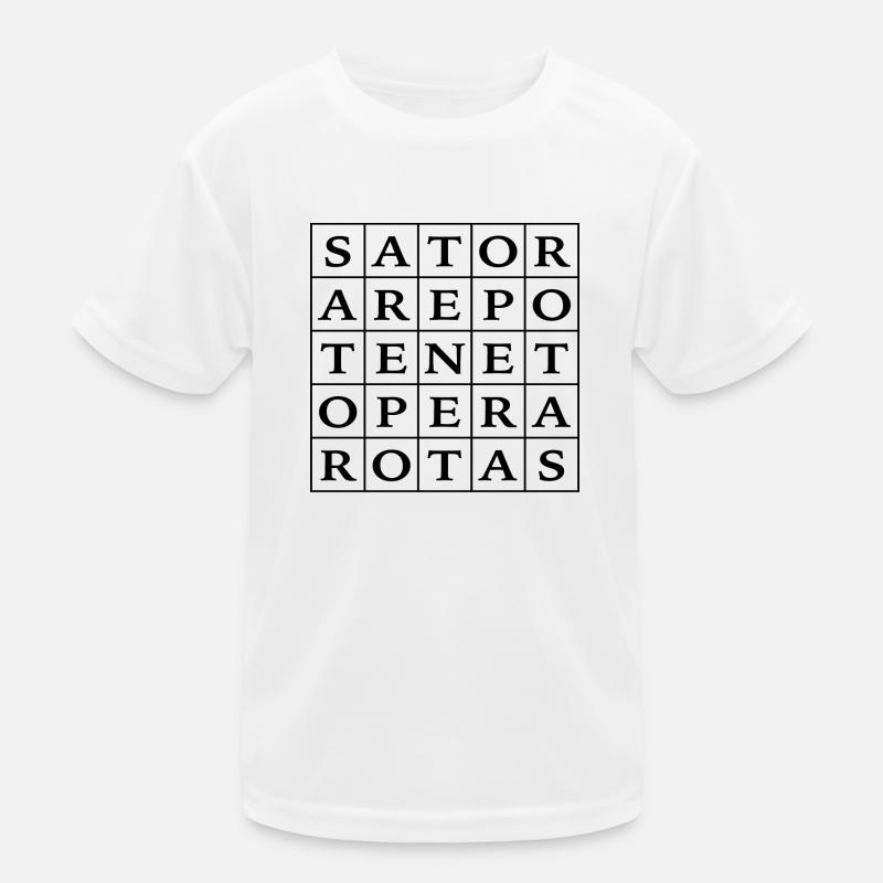 interesting SATOR palindrome magic formula Kids Functional T-Shirt