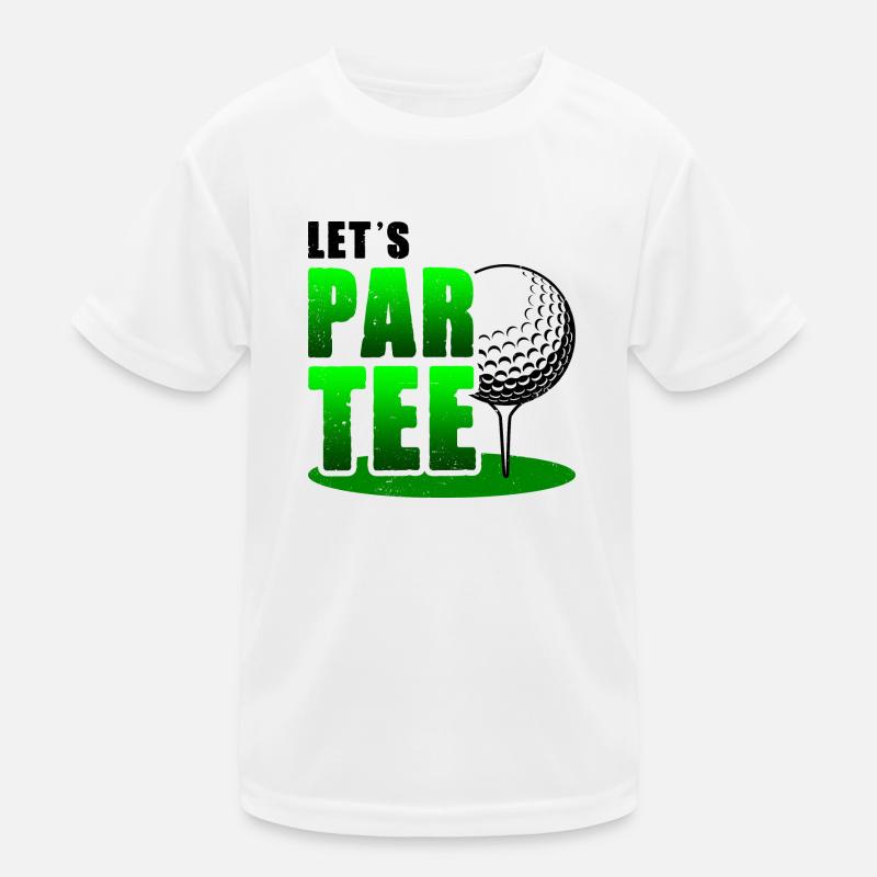 Let's Par Tee Golf Player Golfing Golf Course Golf Kinder Funktions-T-Shirt