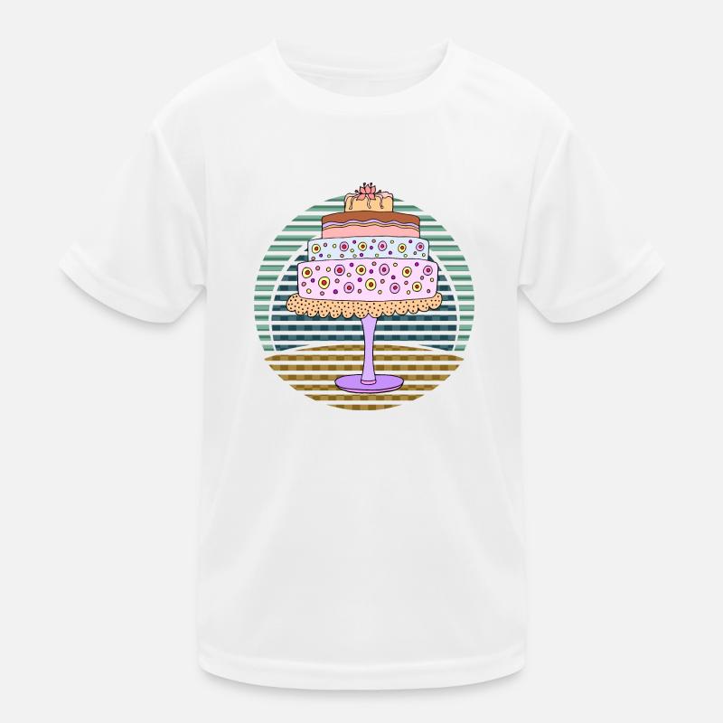 Kuchen Kinder Funktions-T-Shirt