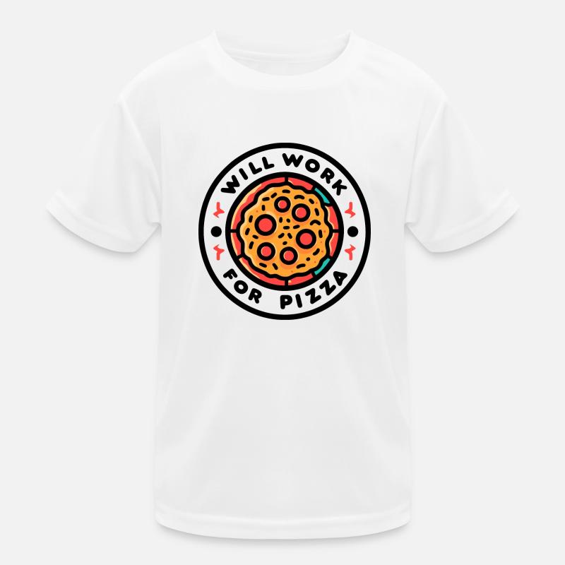 Fonctionnera pour Pizza T-shirt sport Enfant