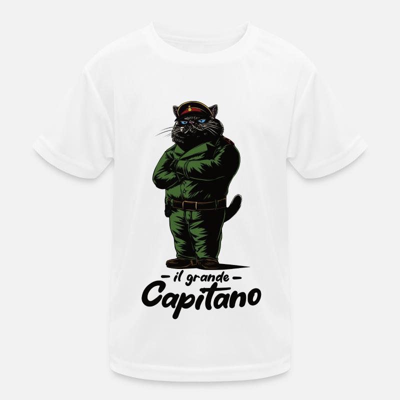 Mr Catnip - il grande Catpitano Kids Functional T-Shirt