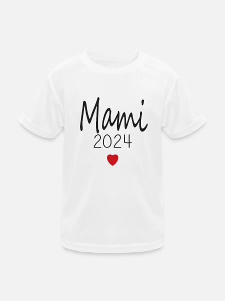 Mami - Future Mami 2024 - Kids Functional T-Shirt - white - Front