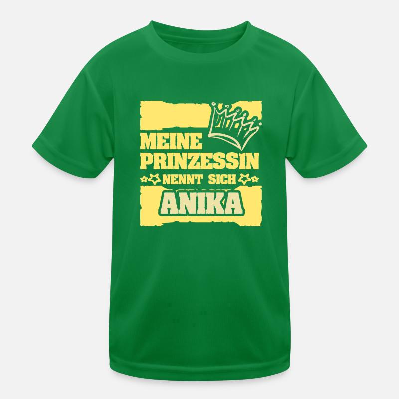 Mädchenname Anika Kinder Funktions-T-Shirt