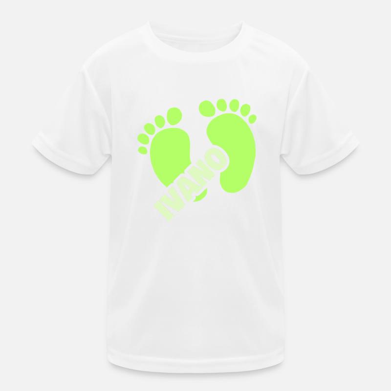 Ivano als Geburt Kinder Funktions-T-Shirt
