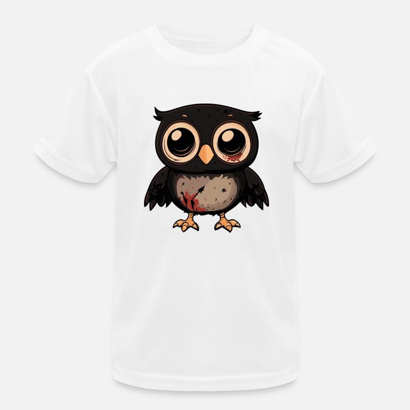 Eule Halloween Comic Lustig Kinder Funktions-T-Shirt