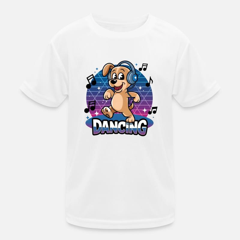 Chien dansant T-shirt sport Enfant