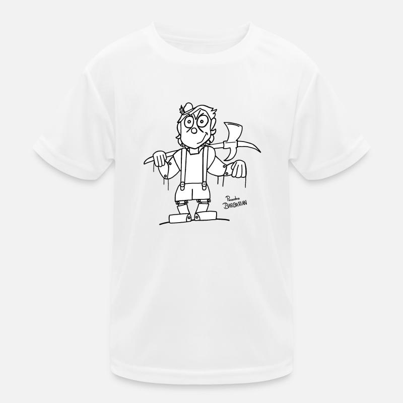 Marionnette en barbare (blanc) T-shirt sport Enfant