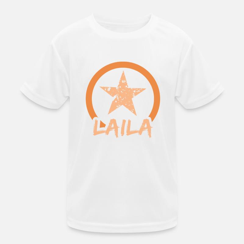 First name Laila Kids Functional T-Shirt