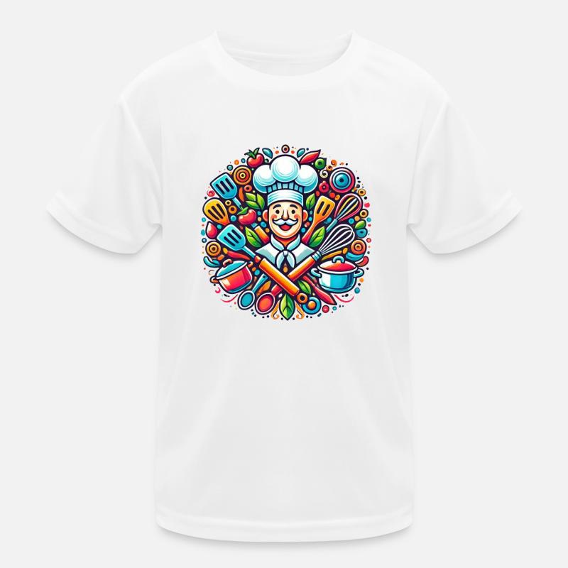 Chef Logo Kids Functional T-Shirt