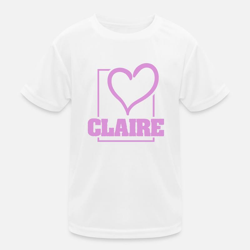 Cadeau pour Claire T-shirt sport Enfant