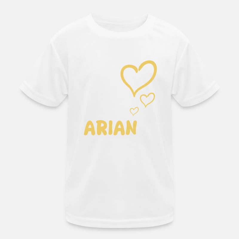 Prénom Arian T-shirt sport Enfant