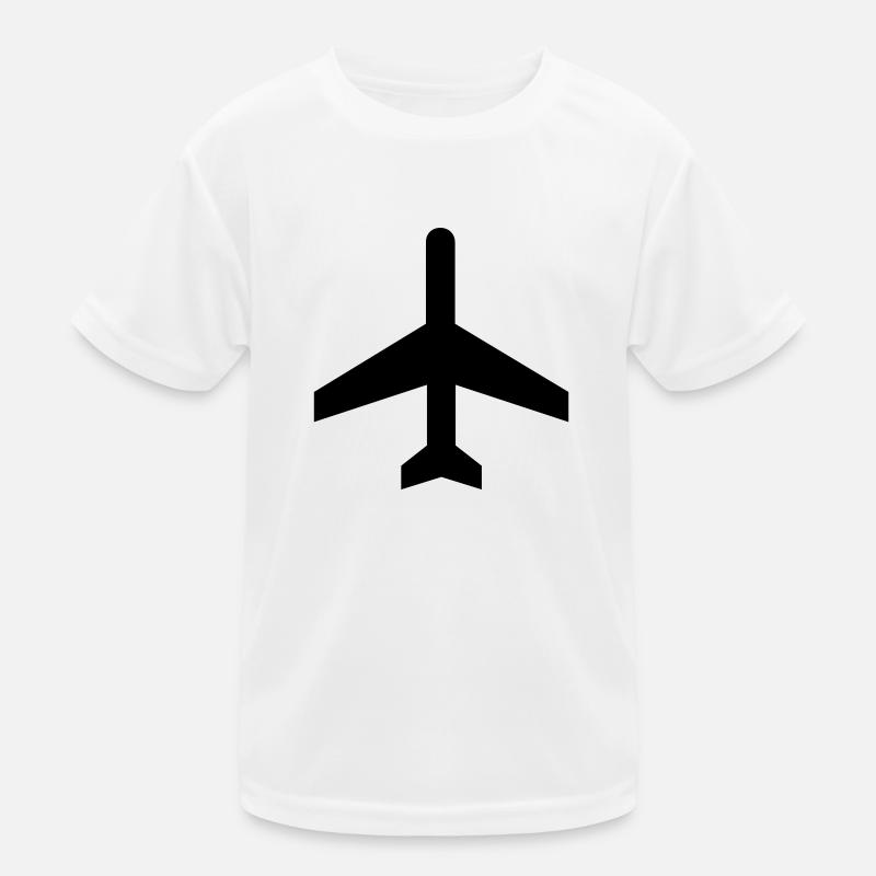 Flugzeug,Jet,Flughafen,Landebahn Kinder Funktions-T-Shirt