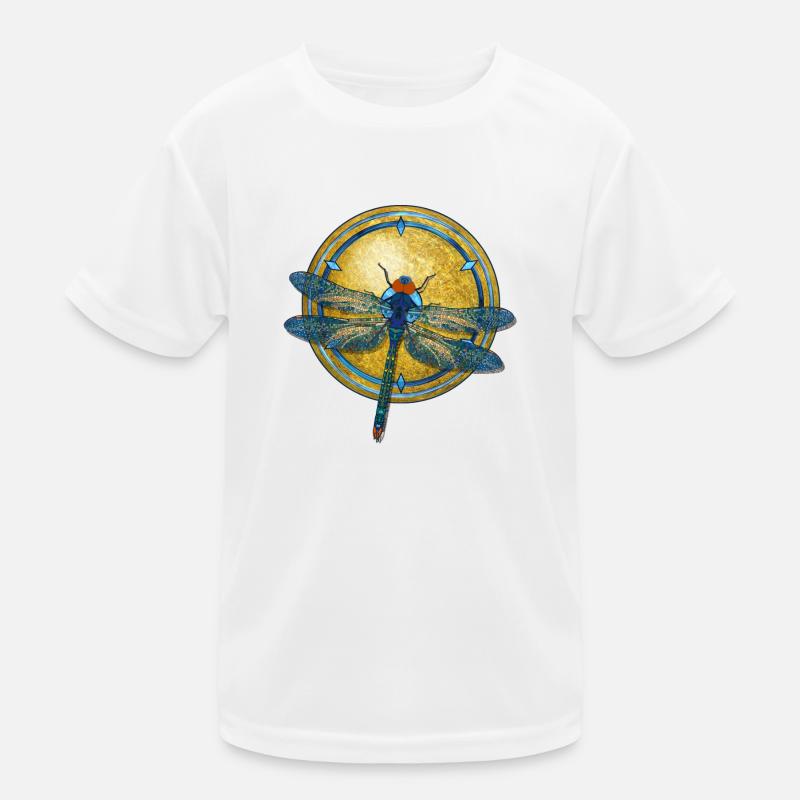 Libelle Jugendstil Kinder Funktions-T-Shirt