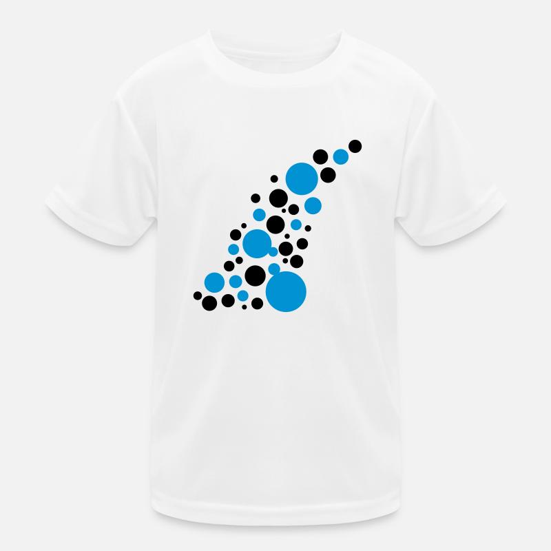 Points de Circle pattern design T-shirt sport Enfant