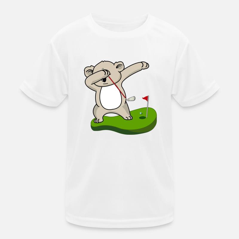 dab dabbing koala golf enfants golf silly asia T-shirt sport Enfant
