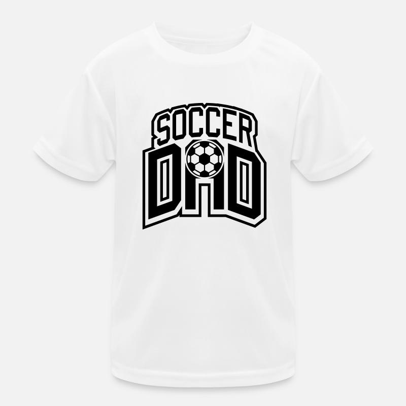 Conception du logo Soccer Dad T-shirt sport Enfant