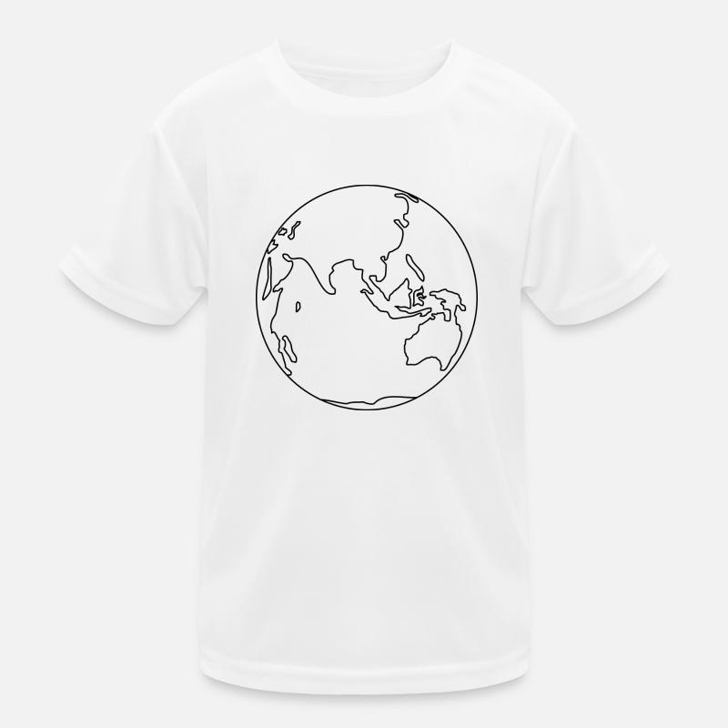 Erde Kinder Funktions-T-Shirt
