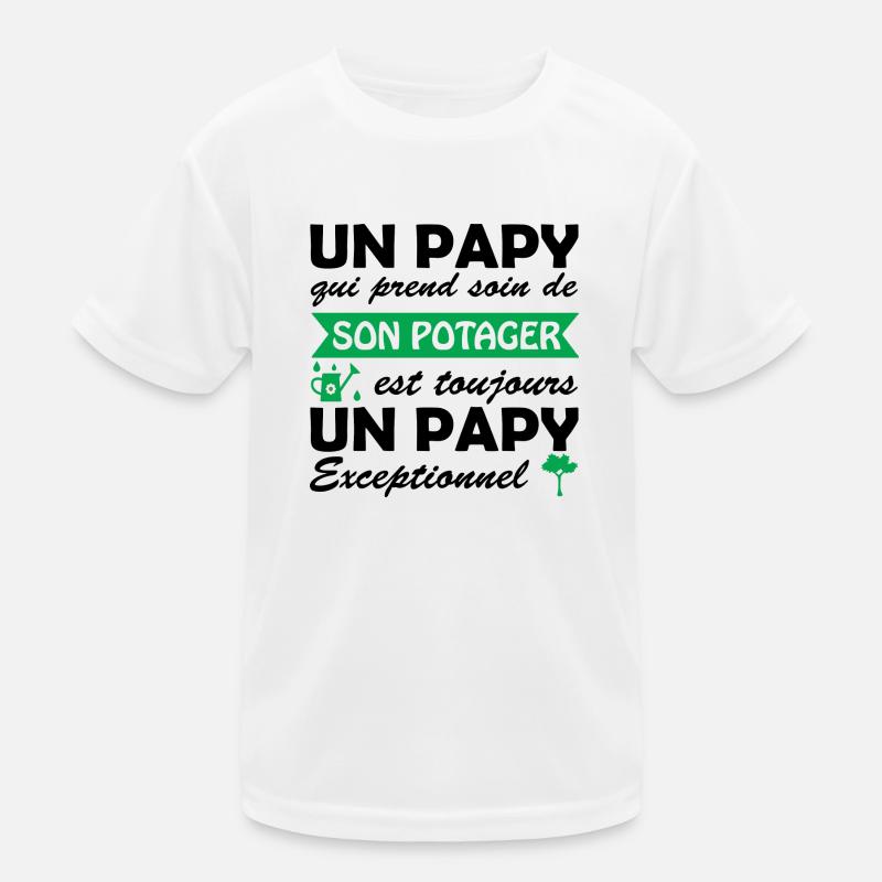 papy exceptionnel / papy jardinier T-shirt sport Enfant
