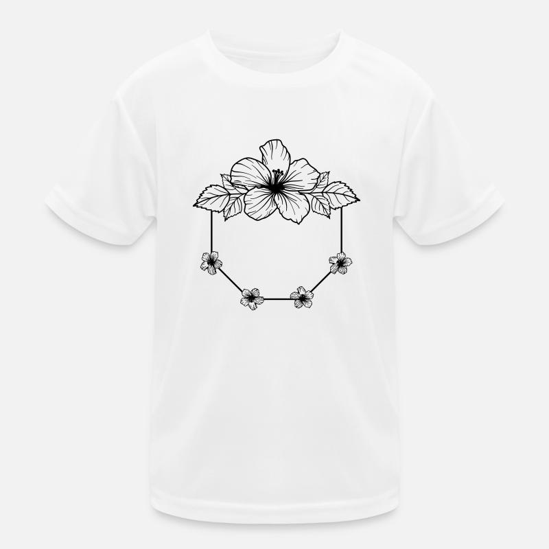 Hibiscus Boho Fleur 2 T-shirt sport Enfant
