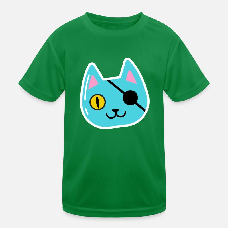 Katze Kinder Funktions-T-Shirt