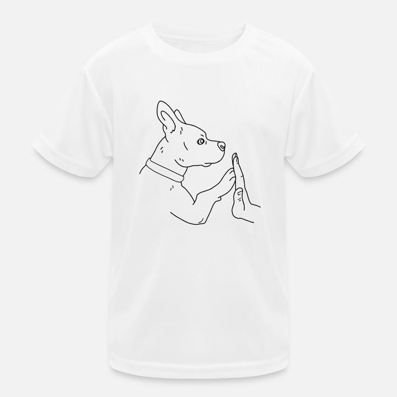 le chien donne la patte T-shirt sport Enfant