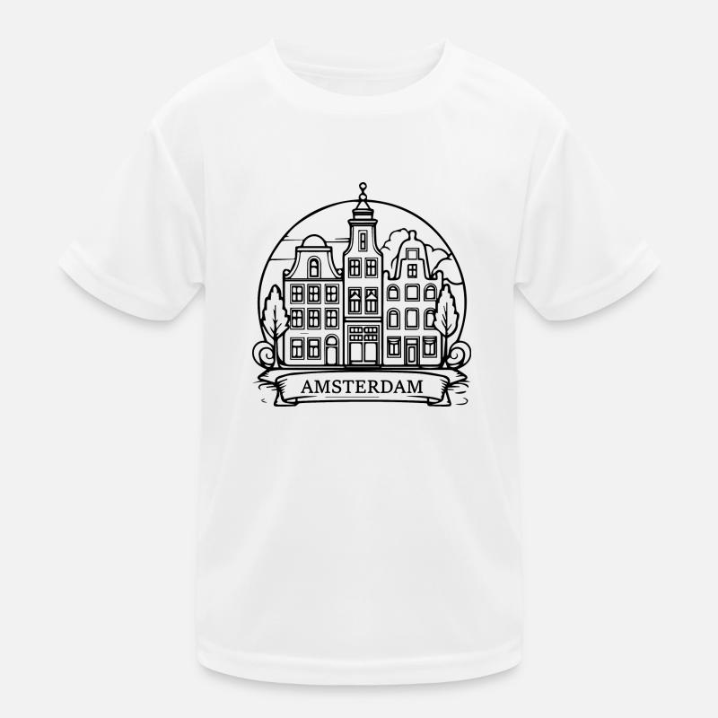 Amsterdam Kinder Funktions-T-Shirt