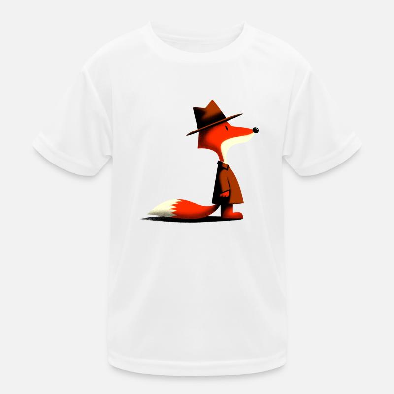Detective Fox Kids Functional T-Shirt