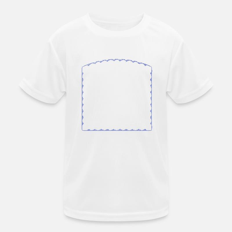 creative Border - Vectorgraphic Kinder Funktions-T-Shirt