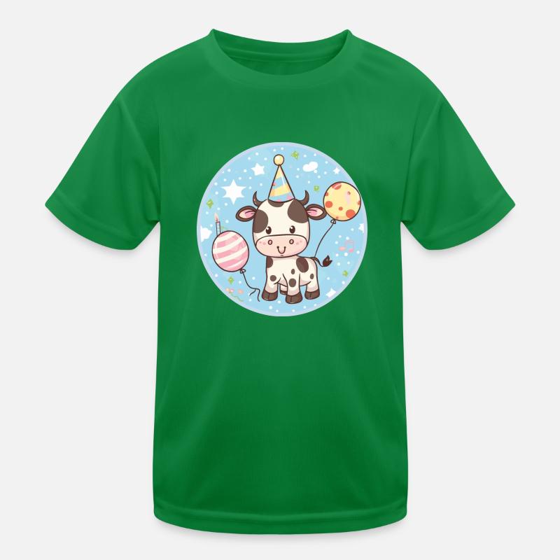 Vache Anniversaire Bébé T-shirt sport Enfant