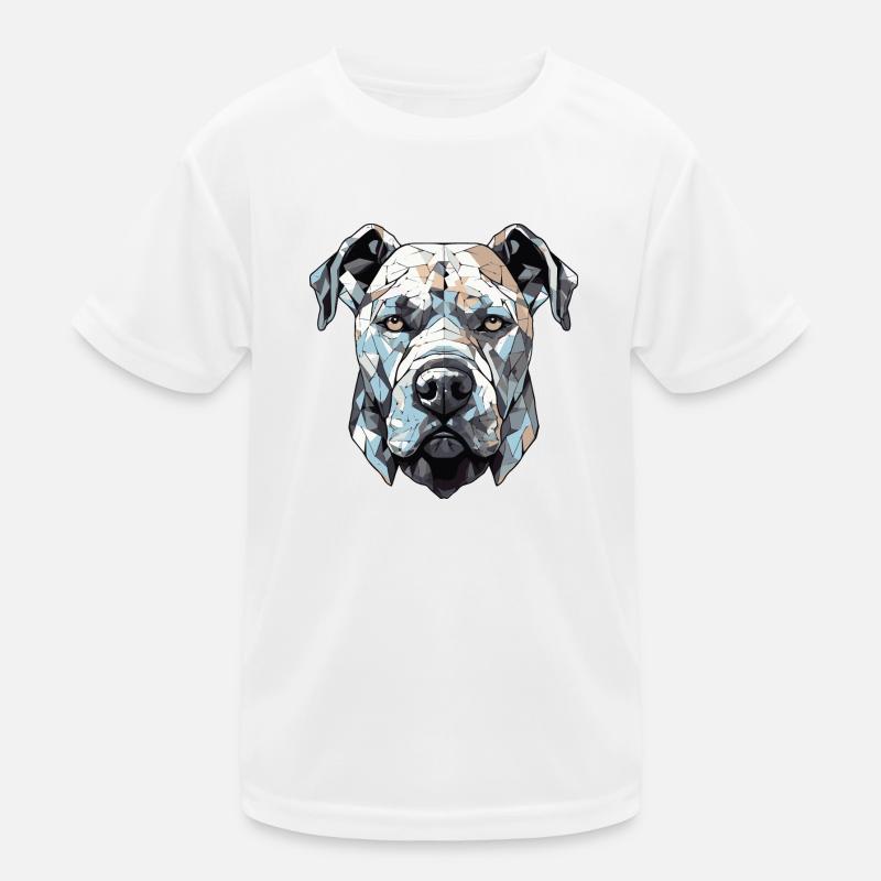 Chien Pitbull T-shirt sport Enfant