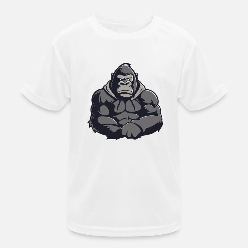 Bande dessinée Gorille T-shirt sport Enfant