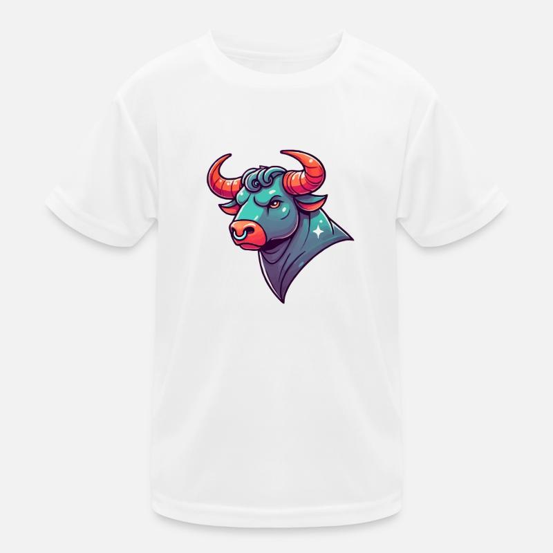 Taurus Cartoon Kids Functional T-Shirt
