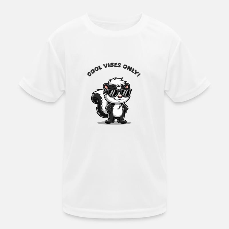 Skunk Comic Cool Kids Functional T-Shirt