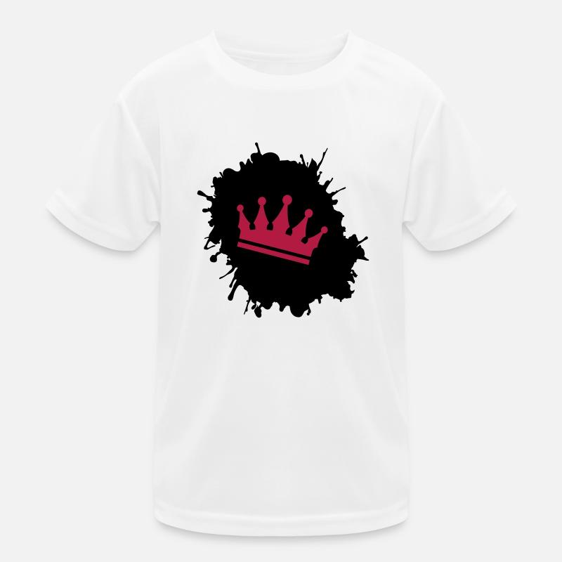 klecks krone Kinder Funktions-T-Shirt