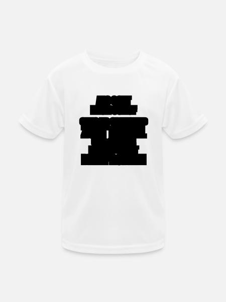 gott ich und der teufel - Kinder Funktions-T-Shirt - Weiß - Vorne