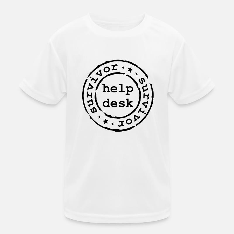 help desk survivor Kids Functional T-Shirt