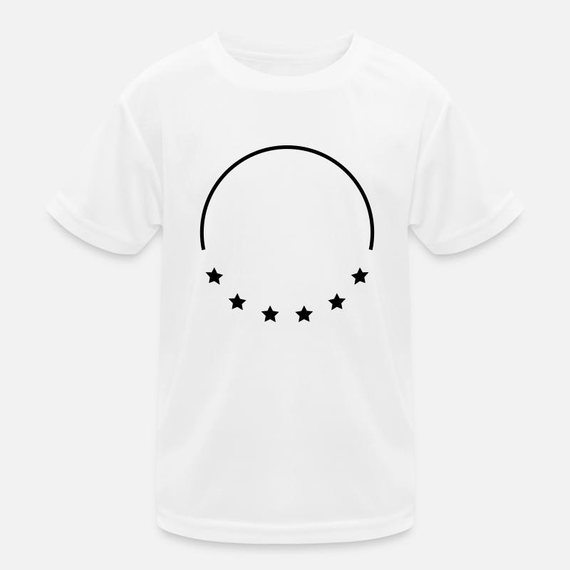 Stars Frame Design T-shirt sport Enfant